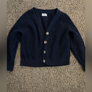 Blue Knit Cardigan